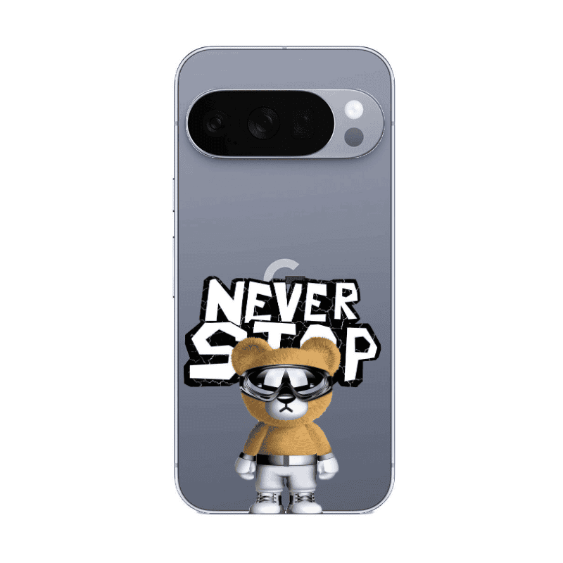Google Pixel 10 Pro XL Never stop Transparent Silicone TPU Θήκη